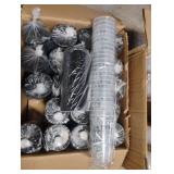 20 oz plastic cups with lids. 500 total