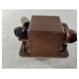 Vintage wooden pipe rack and humidor box designed