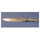 Gerber knife. Tip is broke