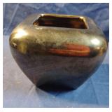 Bronze metallic vase