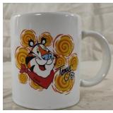 Vintage ceramic mug features the Kellogg