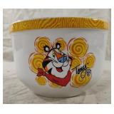 vintage ceramic bowl features the Kellogg