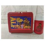 Vintage Thermos Alf plastic lunch box with