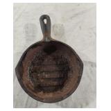 Vintage Burgess Furniture iron skillet