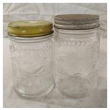 Vintage Jumbo Peanut Butter jars