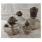 Vintage oil lamps
