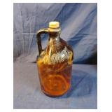 Vintage amber glass Clorox jug