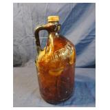 Vintage amber glass Clorox jug