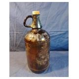 Vintage amber glass Clorox jug