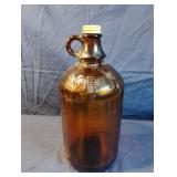 Vintage amber glass Clorox jug