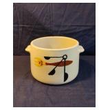 Vintage WestBend White Ceramic Bean Pot, Crock