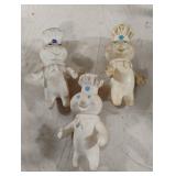 Vintage Rubber Pillsbury Doughboys 7" tall