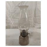 Vintage glass oil lamp