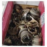 Vintage oil lamp parts