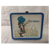 Vintage Aladdin Hollie Hobbie metal lunch box.