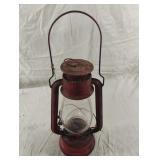 Vintage Winged Wheel No. 500 red lantern made in
