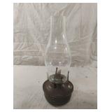Vintage metal oil lamp