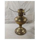 Vintage brass oil lamp