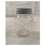 Vintage Hormel Good Food glass bottle with lid