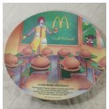 1989 Collectible McDonalds Melamine Hamburger