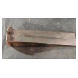 Vintage metal wedge