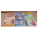 vintage children's book and record sets,