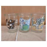 vintage Welch's Jelly Jar glasses featuring