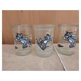 vintage Welch's Jelly Jar glasses featuring