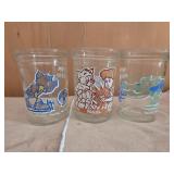 vintage Welch's Jelly Jar glasses featuring