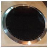 Stone tray with removable stone 13 3/4'