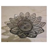 vintage Federal Glass Company bowl in the 'Petal'