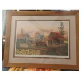 Vintage 'Golden Harvest' by artist Dave Barnhouse