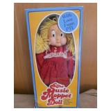 vintage 1985 'Susie Moppet' talking doll released
