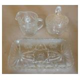 Vintage Anchor Hocking 'Star of David' creamer,