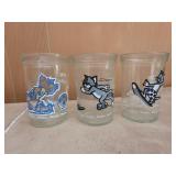 vintage Welch's Jelly Jar glasses featuring