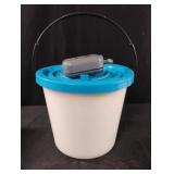CPP plastic bait bucket with air pump
