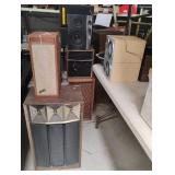 Group of vintage Speakers. No shipping