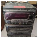 Pioneer Stereo CD Receiver XR-P60C. Powers on