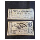 Copy Banknotes, A "State of North Carolina"