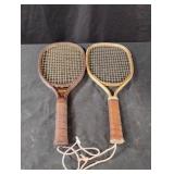 Vintage Outlaw racquetball rackets.