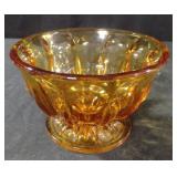 Vintage Anchor Hocking Amber Fairfield Starburst