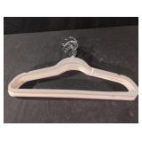 Velvet covered hangers. 9 total