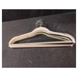 Velvet covered hangers. 8 total