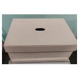 Handmade wood box/"Ballot Box" with handles