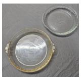 Glass pie dishes
