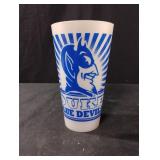 Duke Blue Devils collectible plastic tumbler