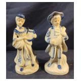 Vintage Colonial blue and white ceramic