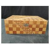 Vintage wooden trinket box