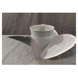 3-blade aluminum boat propeller