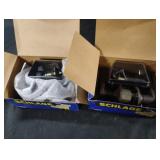 Schlage privacy locking latch door knob. Set of 2